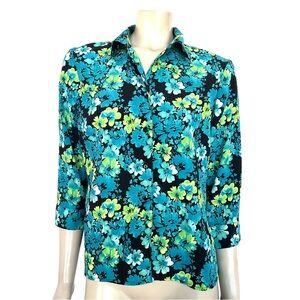 VINTAGE NOTATIONS Floral Shirt